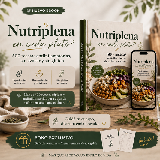 Libro Alivio en cada plato|Recetas antiinflamatorias